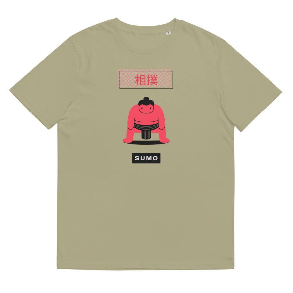 Japanese sumo wrestler. Unisex organic cotton t-shirt