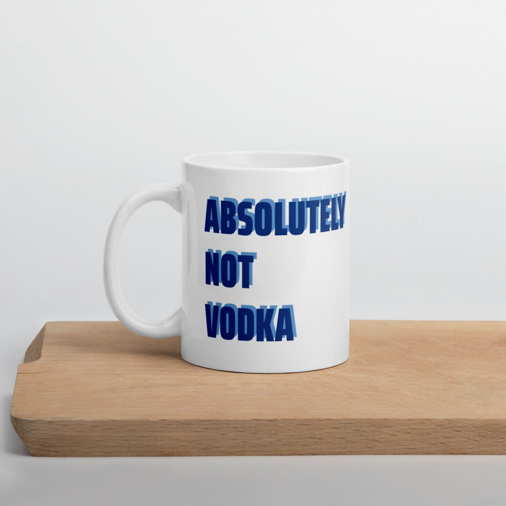Absolutely not vodka in my mug. Funny work from home mug